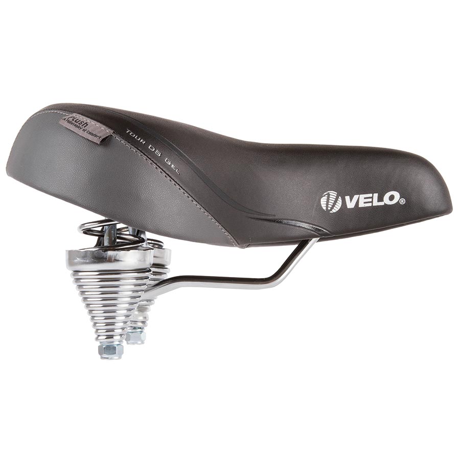 Velo, Tour DS Gel Comfort, Saddle, 265 x 255mm, Black