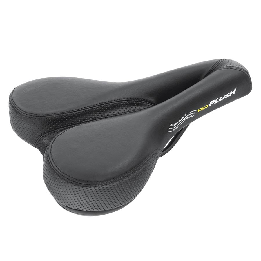 Velo Base DC Touring Recreational Saddle, 262 x 165mm, 465g, Black