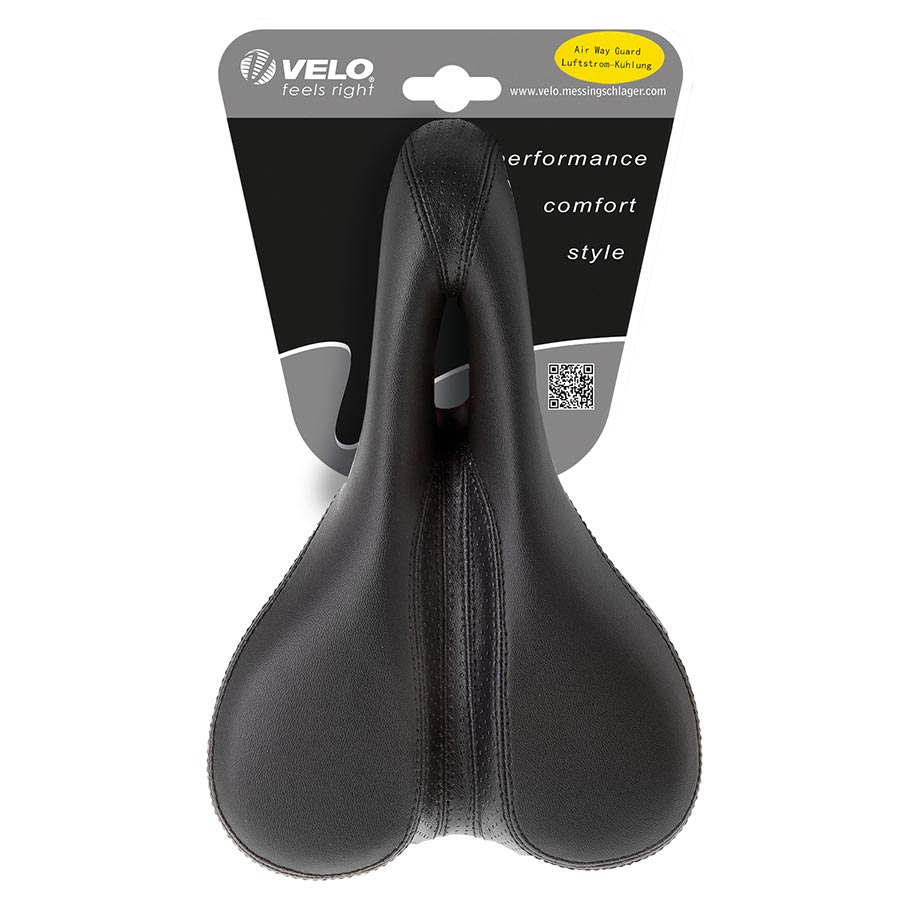 Velo, Base DC Touring, Saddle, 262 x 165mm, 465g, Black