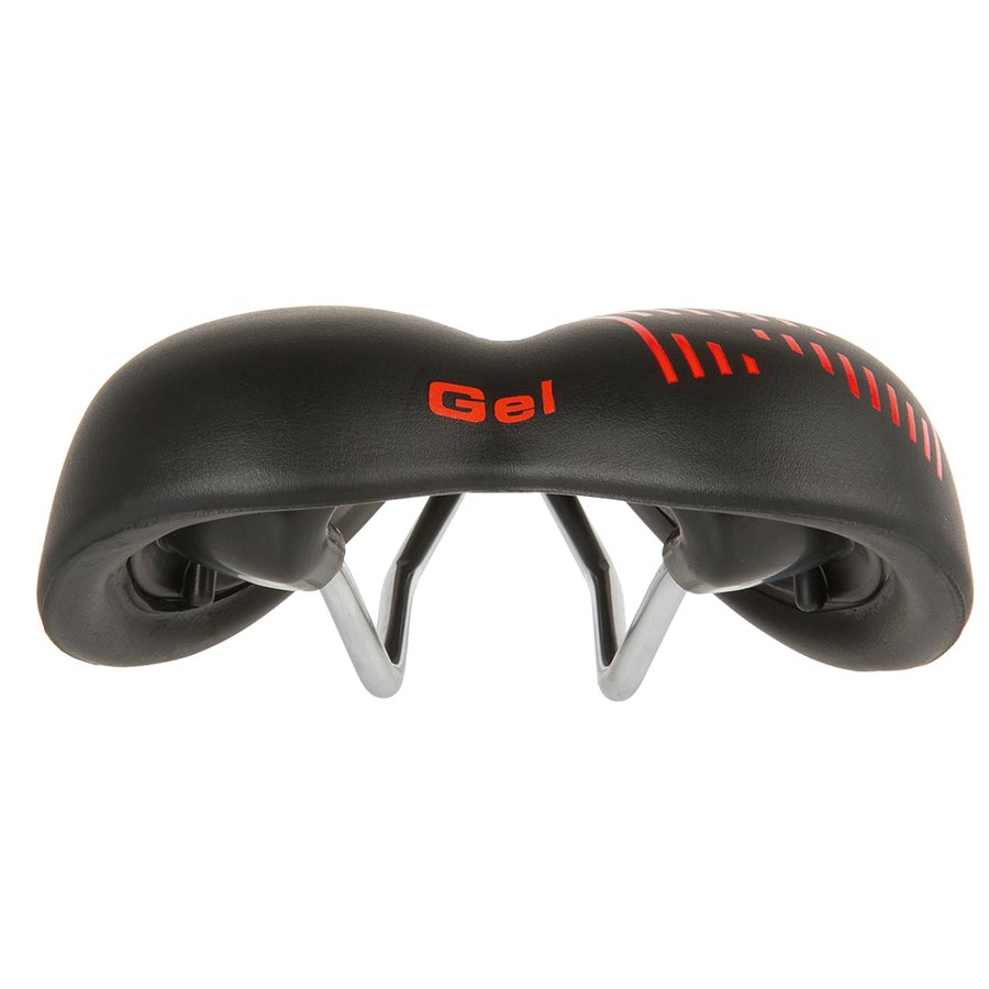 Velo, Plush Gel D1, Saddle, 267 x 168mm, 478g, Black