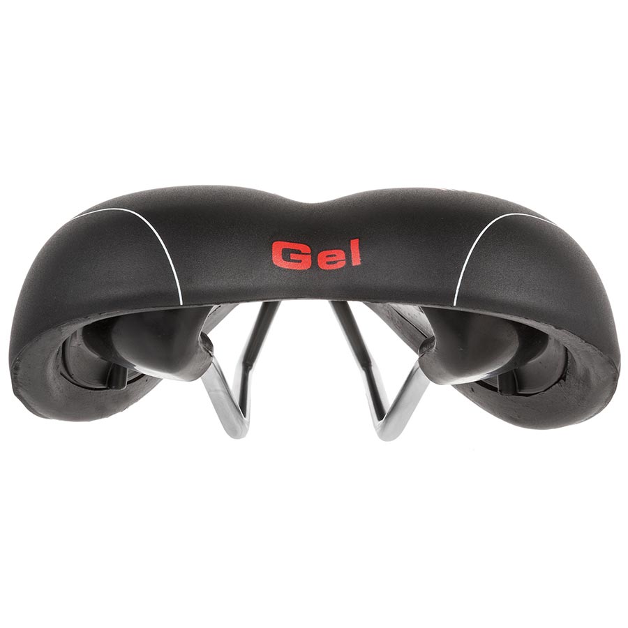 Velo, Plush Gel D2, Saddle, 267 x 168mm, 494g, Black