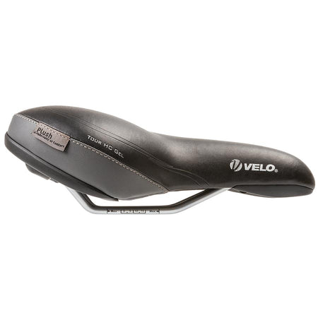 Velo, Tour HC Gel Comfort, Saddle, 260 x 168mm, 463g, Black