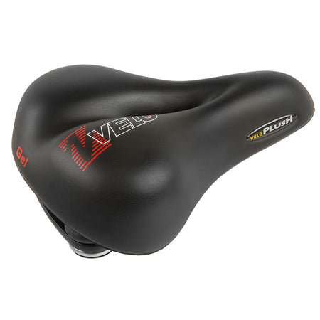 Velo, Plush Gel Elasto, Saddle, 275 x 213mm, Black