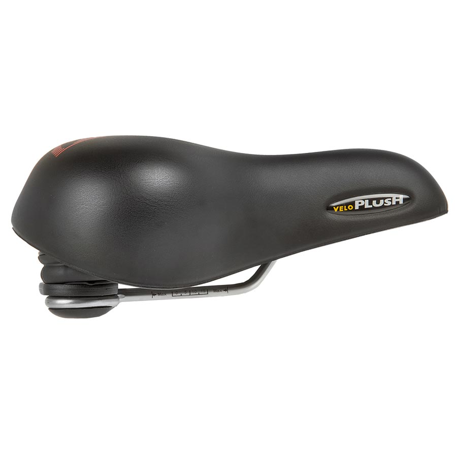 Velo, Plush Gel Elasto, Saddle, 275 x 213mm, Black