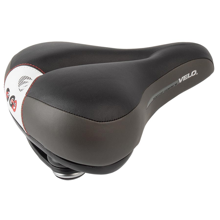 Velo, Newport Gemini, Saddle, 270 x 211mm, 858g, Black