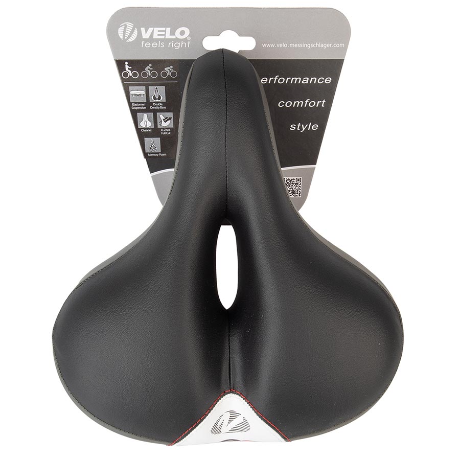 Velo, Newport Gemini, Saddle, 270 x 211mm, 858g, Black