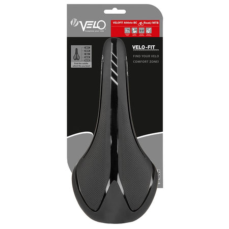 Velo, Fit Athlete BC, Saddle, 286 x 134mm, 244g