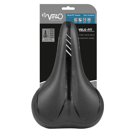 Velo, Fit B-Town, Saddle, 270 x 180mm, 566g, Black