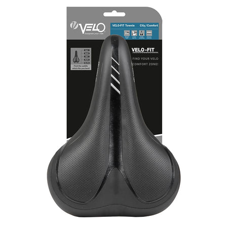 Velo, Fit B-Town, Saddle, 270 x 180mm, 566g, Black