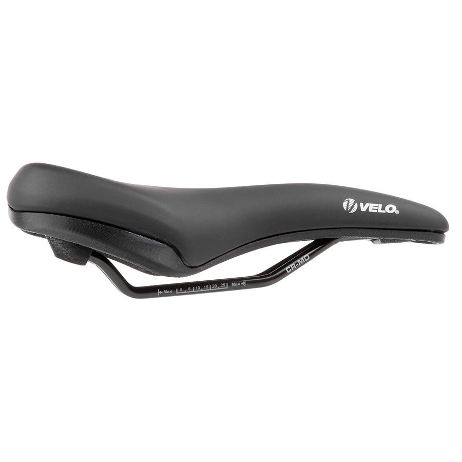 Velo, Fit E1, Saddle, 145 x 270mm, Black