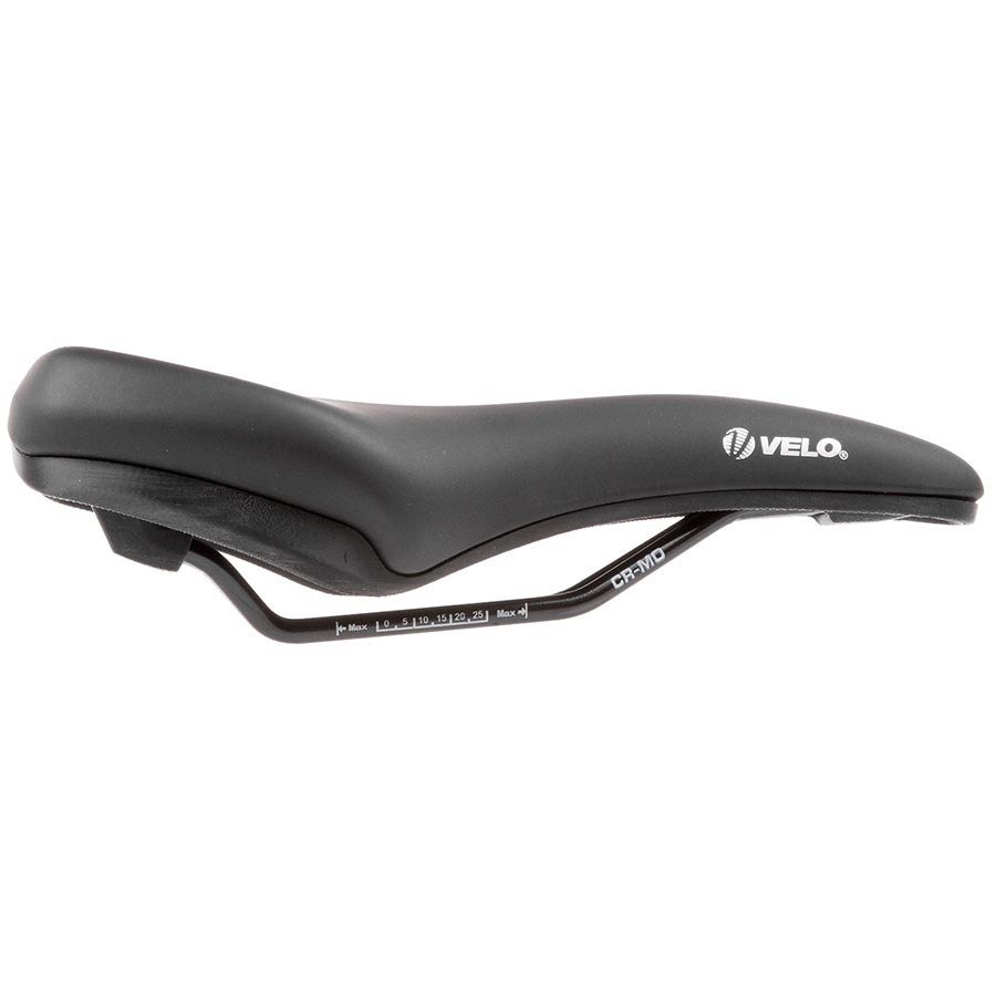 Velo, Fit E1, Saddle, 145 x 270mm, Black