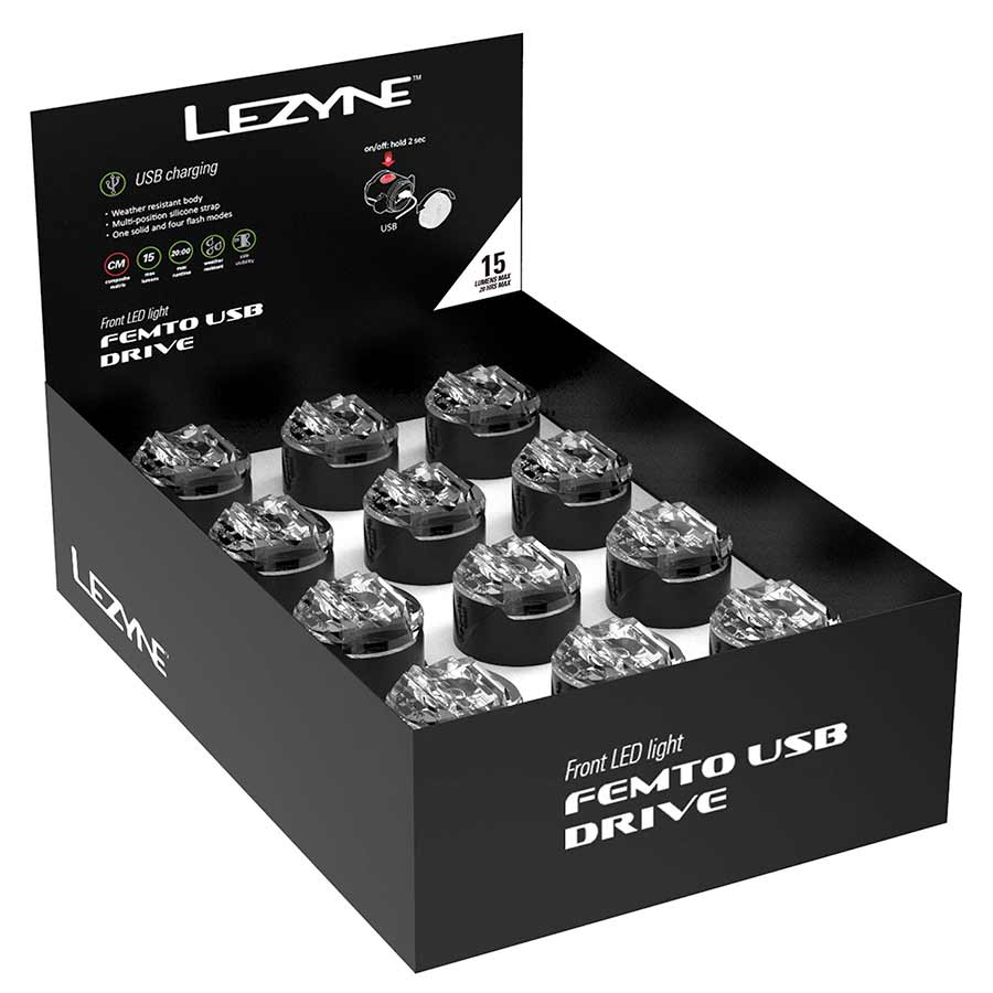 Lezyne Femto USB Drive Box Set, Front