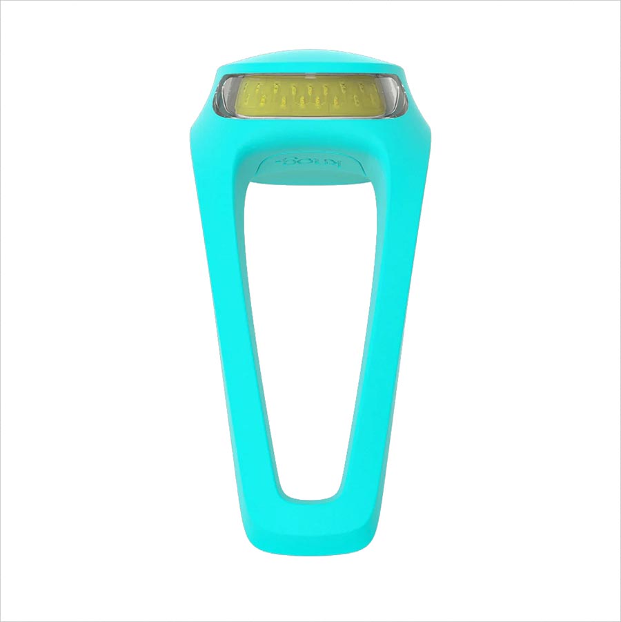 Knog Frog V3 Light, Front, Turquoise