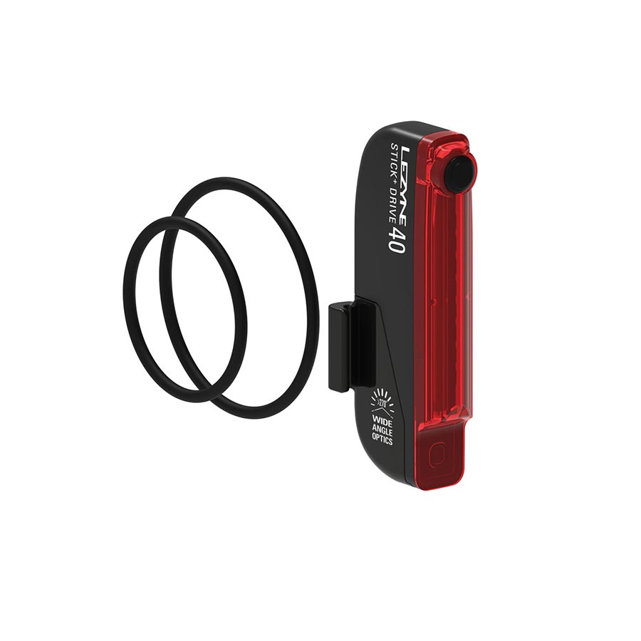 Lezyne Stick+ Drive, Light, Rear, Black