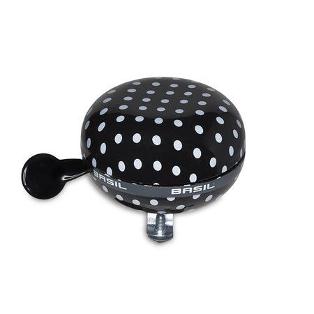 Basil Polka Dot Bell, Black/White Dots