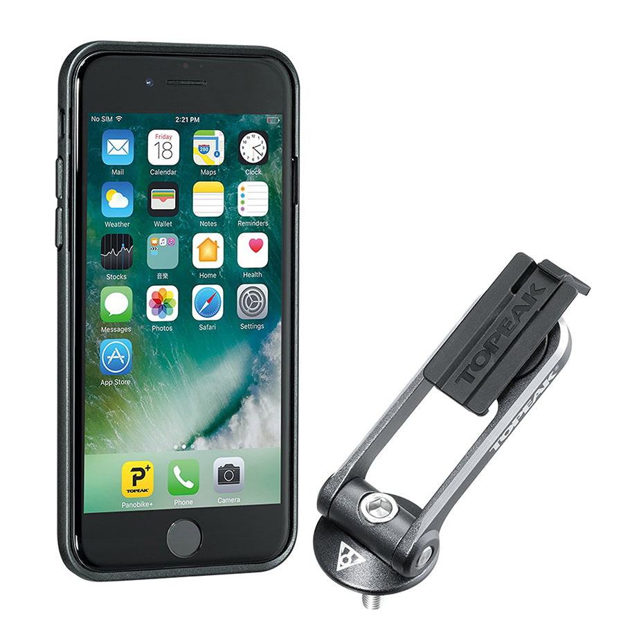 Topeak Ridecase Phone Mount, with mount, Fits iPhone 6/6S/7, Black