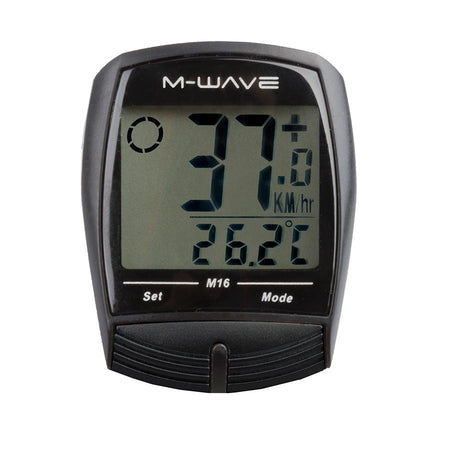 M-Wave M16 Bicycle Computer , Black