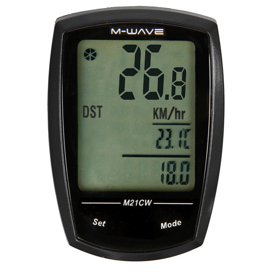 M-Wave Cyclecomputer 21, Black