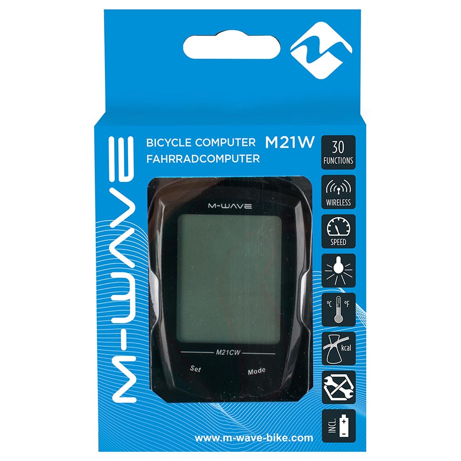 M-Wave Cyclecomputer 21, Black