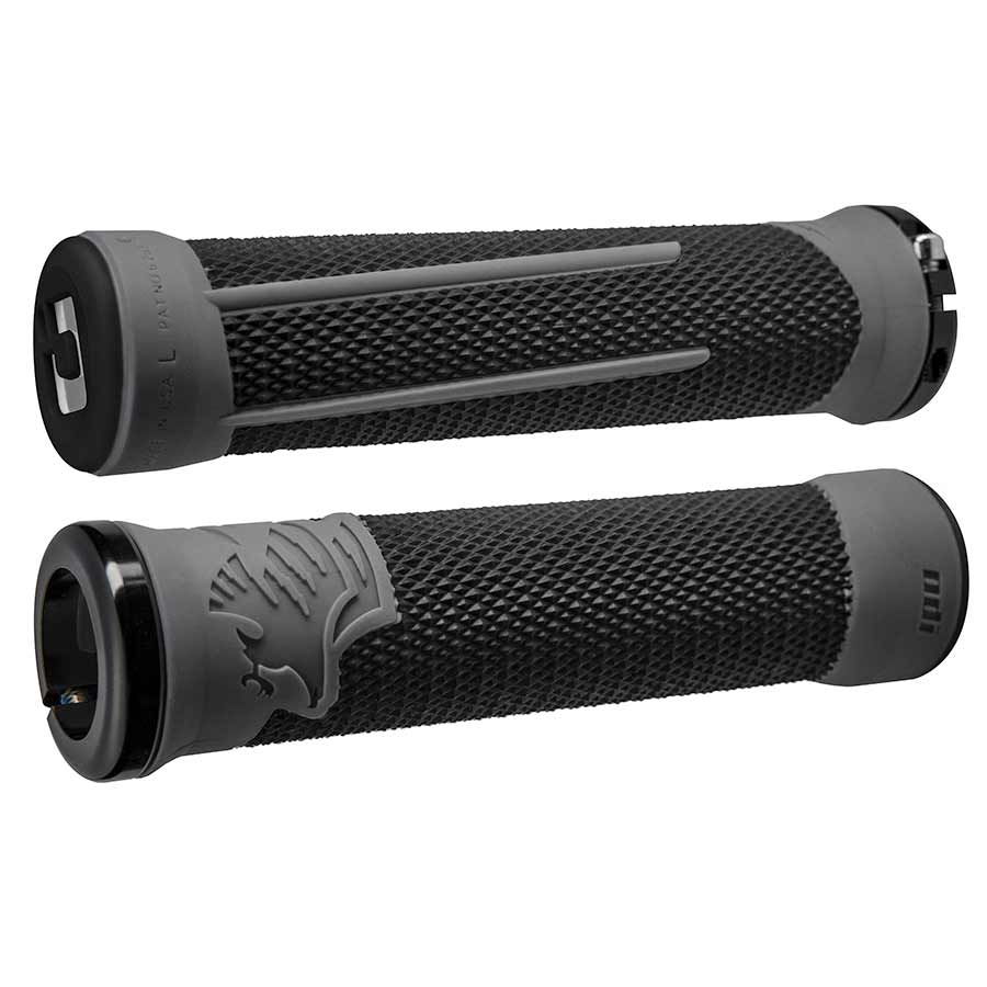 ODI AG-2 Signature Grips, Black/Graphite/Black, Pair