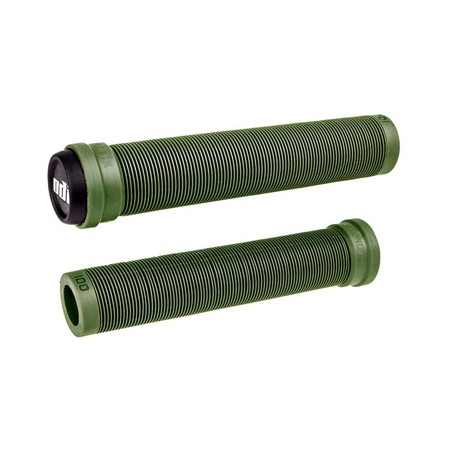 ODI Longneck SLX Grips, Army Green, Pair