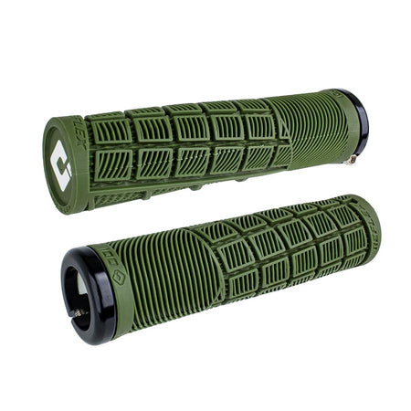 ODI Reflex v2.1 Grips, Army Green, Pair