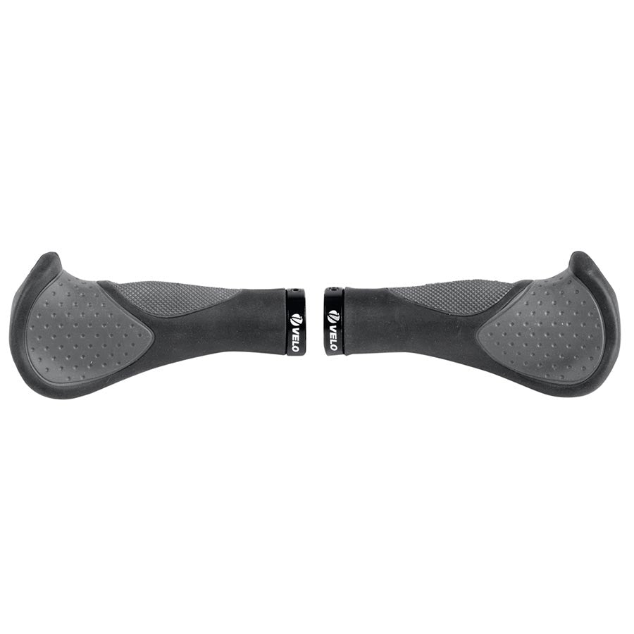 Velo, Attune D3 S, Grips, 140mm, Black/Grey