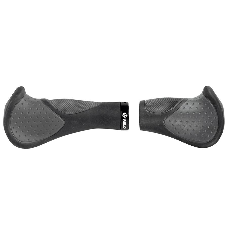 Velo, Attune D3 S, Grips, 140mm, Black/Grey