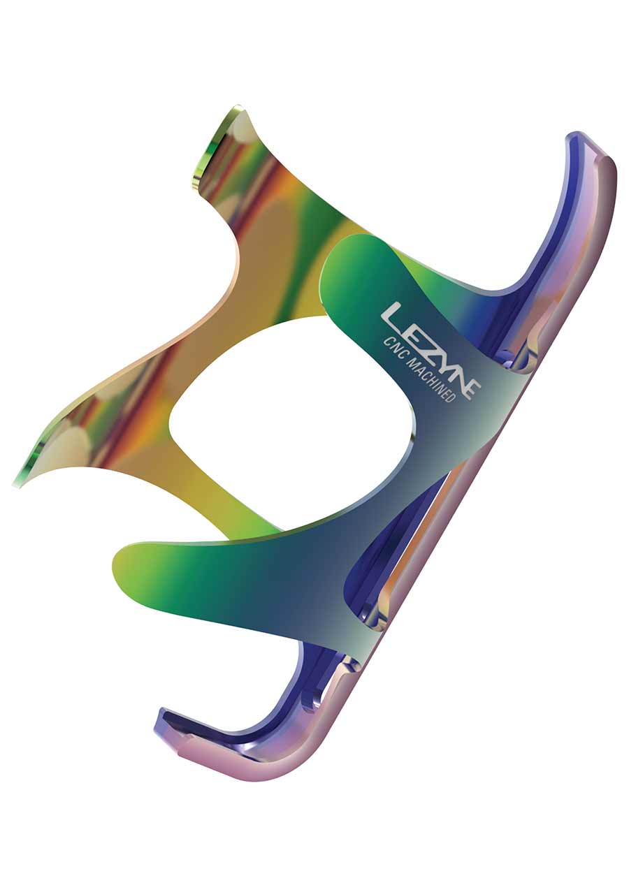 Lezyne CNC Bottle Cage, Aluminum, Multicolor