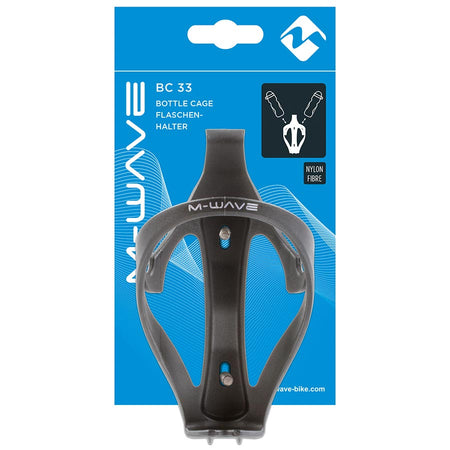 M-Wave BC 33, Bottle Cage, Nylon, Black