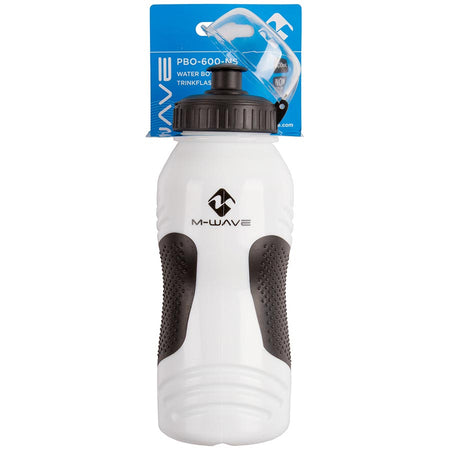 M-Wave PBO 600-NS Water Bottle, 591ml / 20oz, White