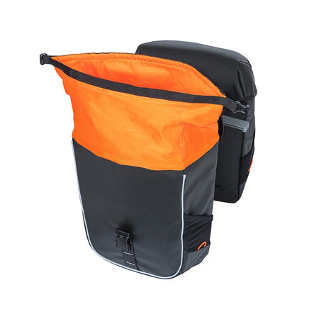 Basil, Miles MIK, Pannier, 34L, Black/Orange