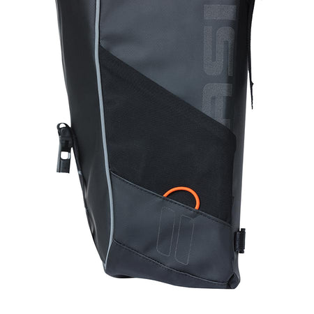 Basil, Miles MIK, Pannier, 34L, Black/Orange