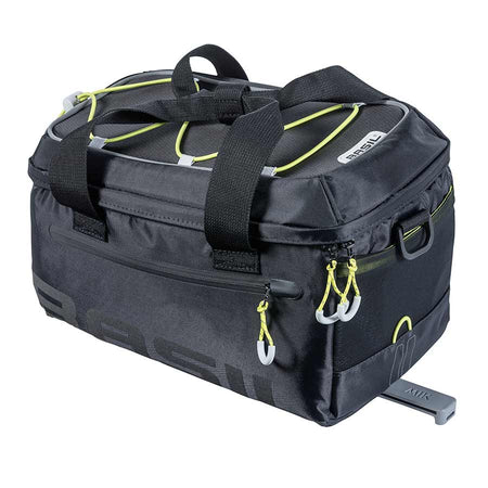 Basil Miles MIK Trunk Bag, Black/Lime