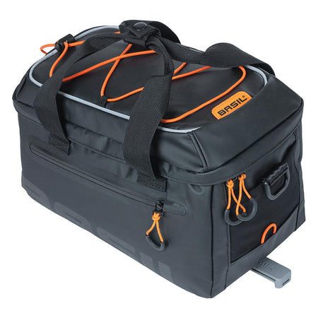 Basil Miles MIK Trunk Bag, Black/Orange