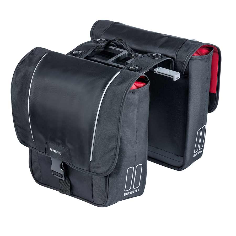  Basil Sport MIK Double Bag Pannier, 32L, Black