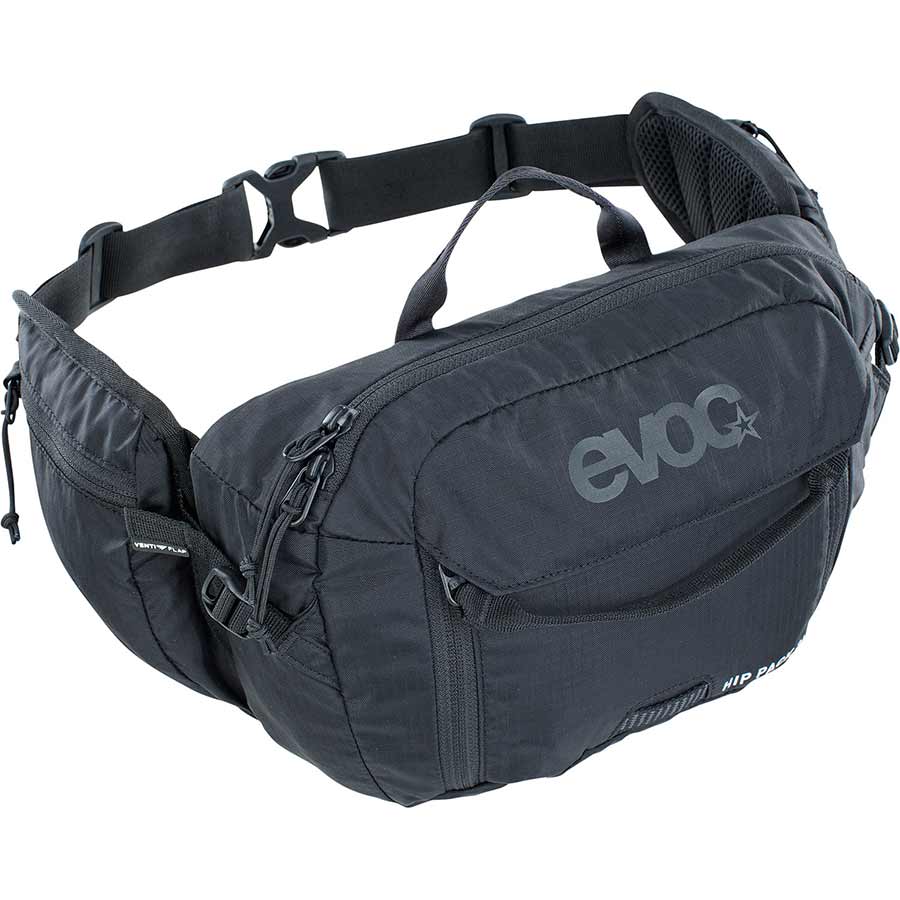 EVOC Hip Pack 3L (no bladder), Hydration Bag, Volume: 3L, Bladder: Not included, Black