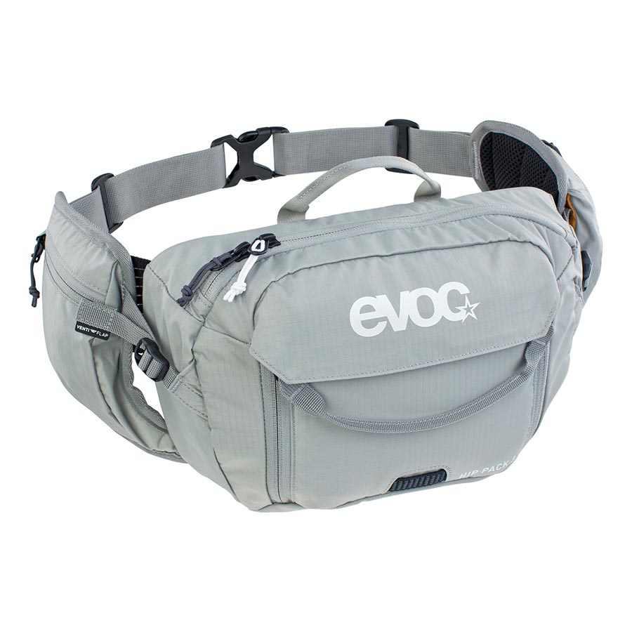 EVOC Hip Pack 3L (no bladder), Hydration Bag, Volume: 3L, Bladder: Not included, Stone