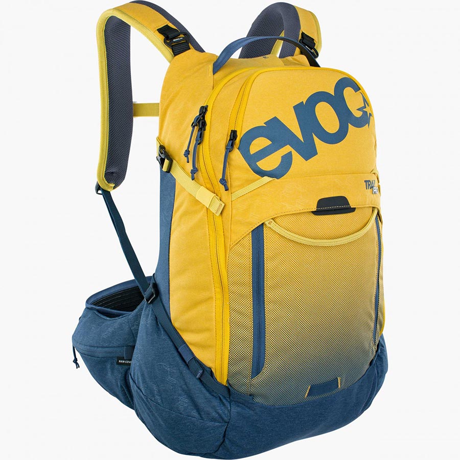 EVOC Trail Pro Backpack, Curry/Denim, LXL