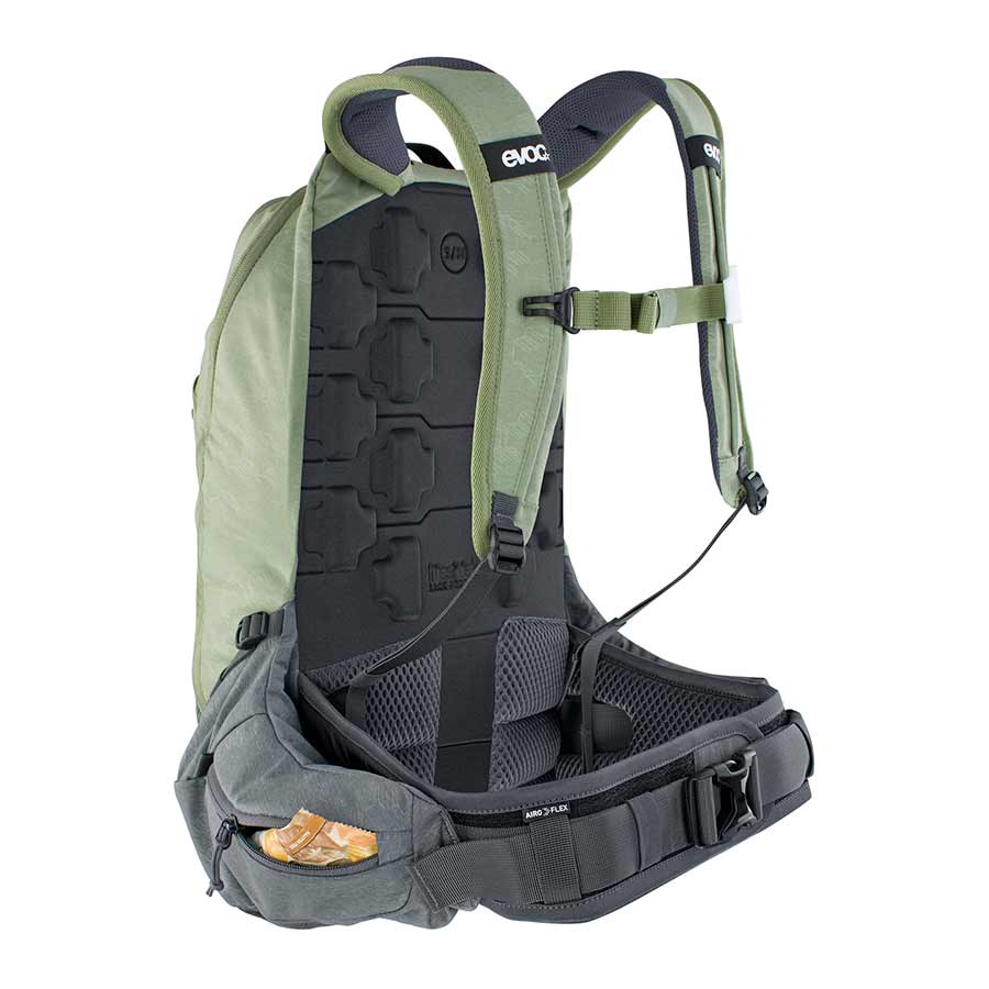 EVOC, Trail Pro 16, Protector backpack, 16L, Light Olive/Carbon Grey, SM