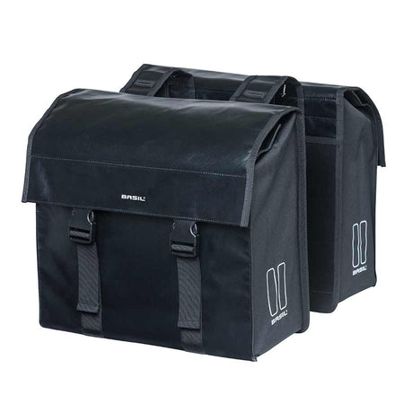 Basil Urban Load Double Bag Pannier, 48L, Black