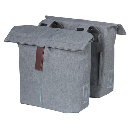 Basil City Pannier, 28L, Grey