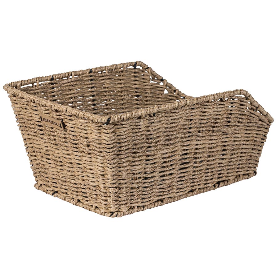 Basil Cento MIK Rear Basket, 46x34x26 cm, Seagrass