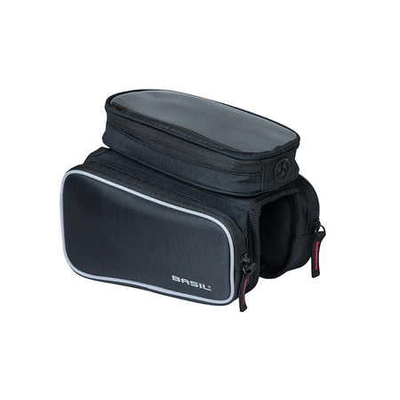 Basil Sport Design Frame Double Tube Bag, 1.5L, Black