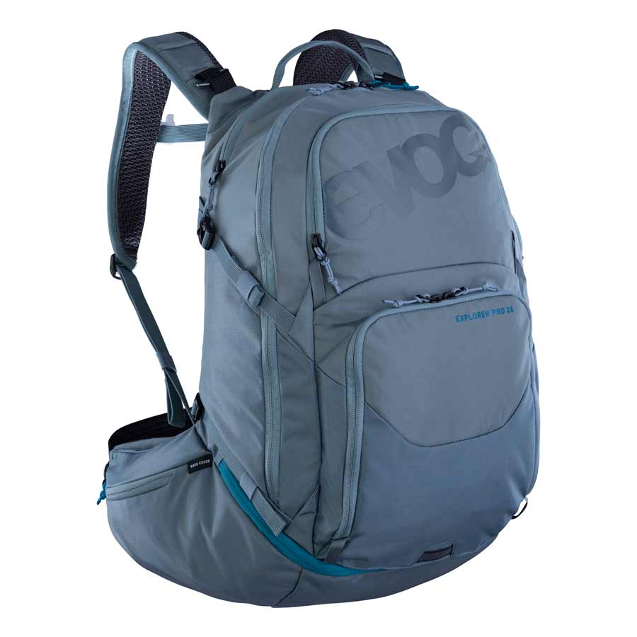 EVOC Explorer Pro 30 Backpack, Volume: 26L, Bladder: Not included, Steel