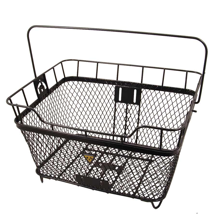 Topeak Rack Mount Basket, Black 15.9X13.2X9.5'' Works With Mtx Quicktrack System