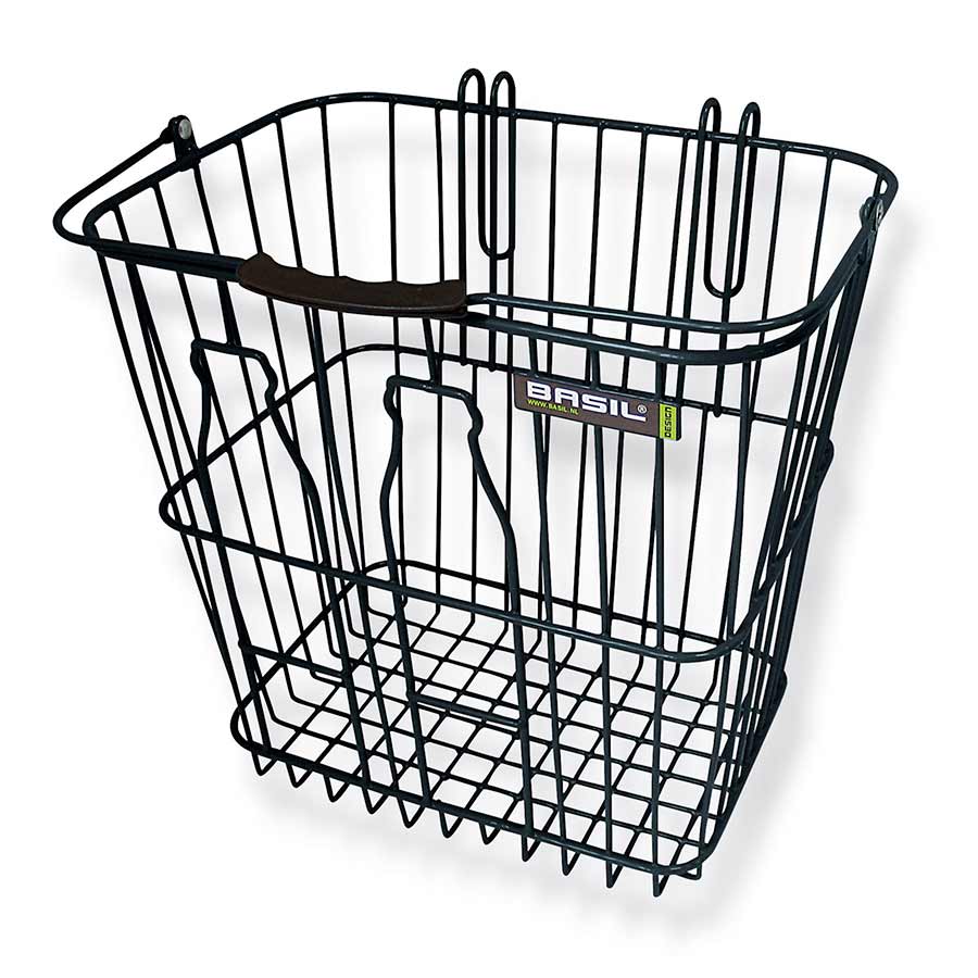 Basil Memories Rear Basket, Black