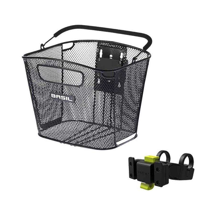 Basil Bold Front KF Basket, Black