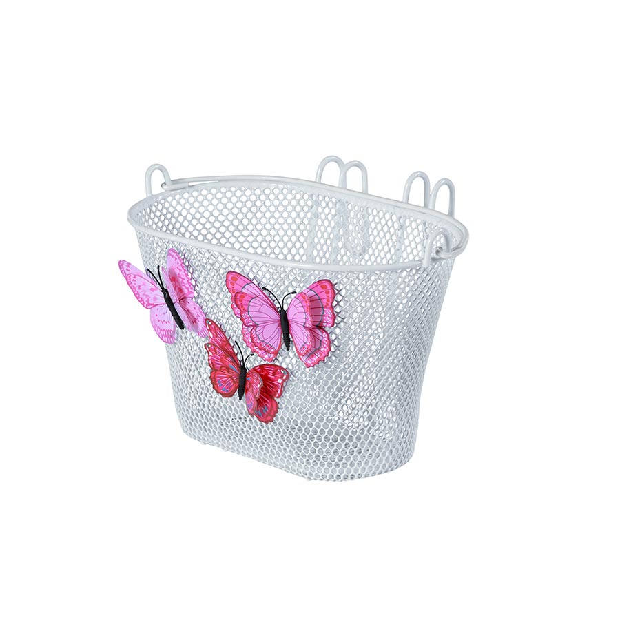 Basil Jasmin JR Front Basket, 28x20x19 cm, White