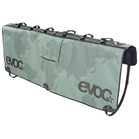 EVOC Tailgate Pad, 136cm / 53.5'' wide, for mid-sized trucks, Olive